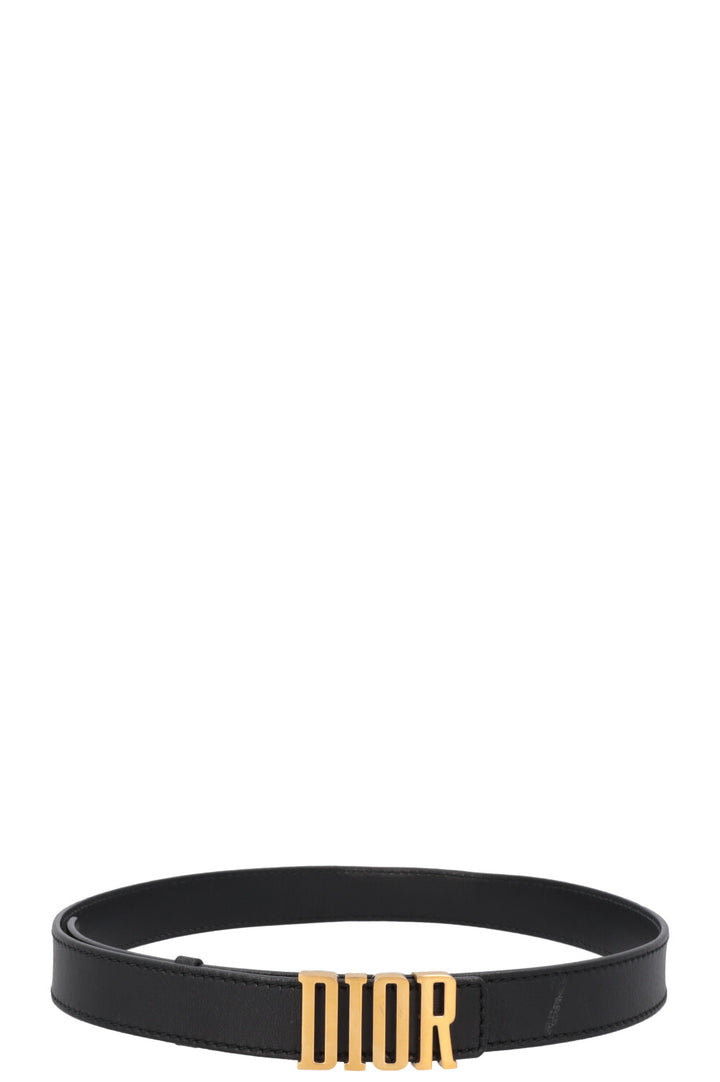 CHRISTIAN DIOR Quake Belt Leather Black