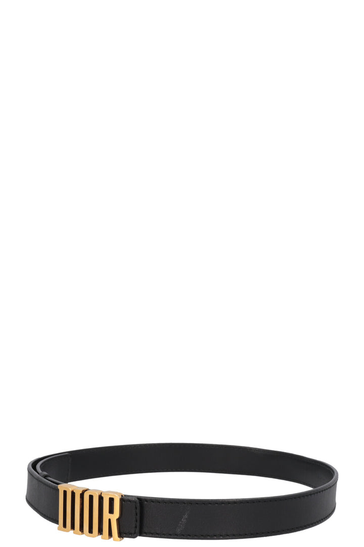 CHRISTIAN DIOR Quake Belt Leather Black
