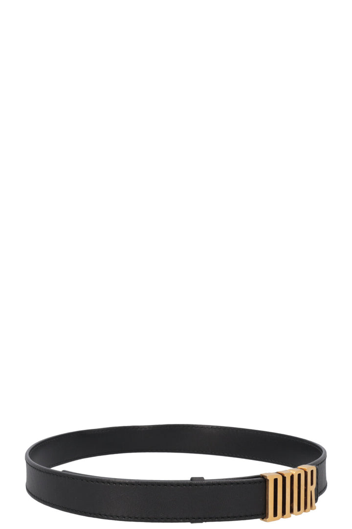 CHRISTIAN DIOR Quake Belt Leather Black