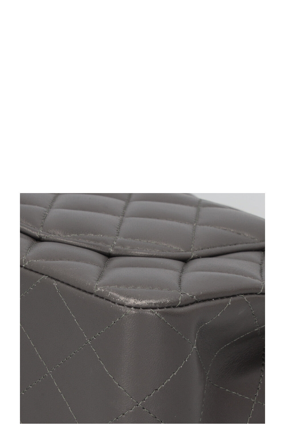 CHANEL Small Classic Double Flap Grey
