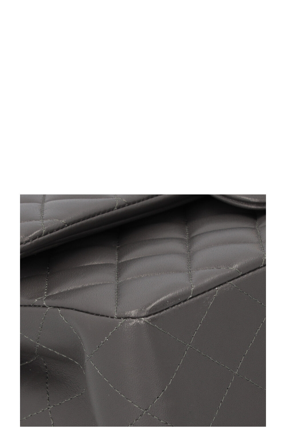 CHANEL Small Classic Double Flap Grey