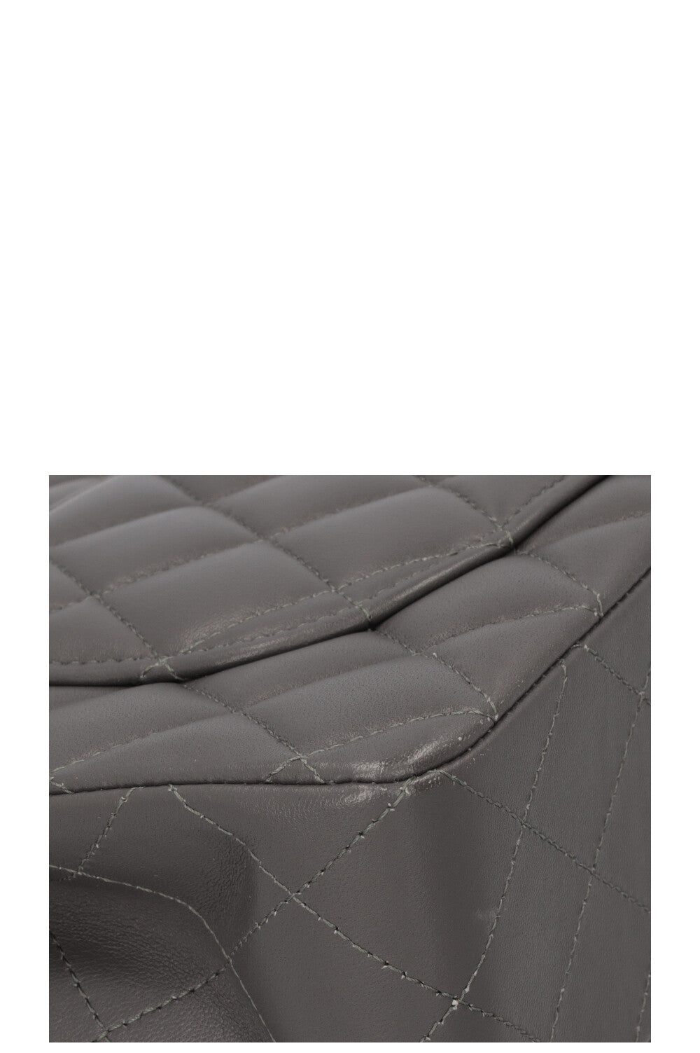 CHANEL Small Classic Double Flap Grey