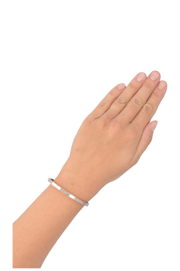 CARTIER Small Love Bracelet 18k White Gold