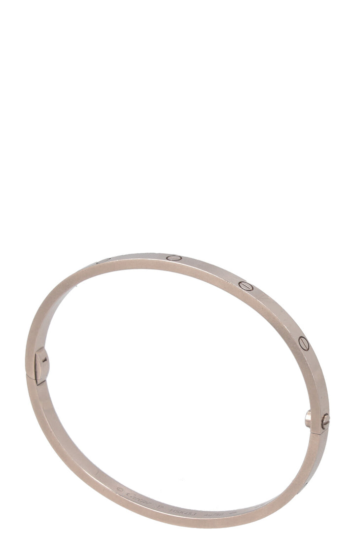 CARTIER Small Love Bracelet 18k White Gold