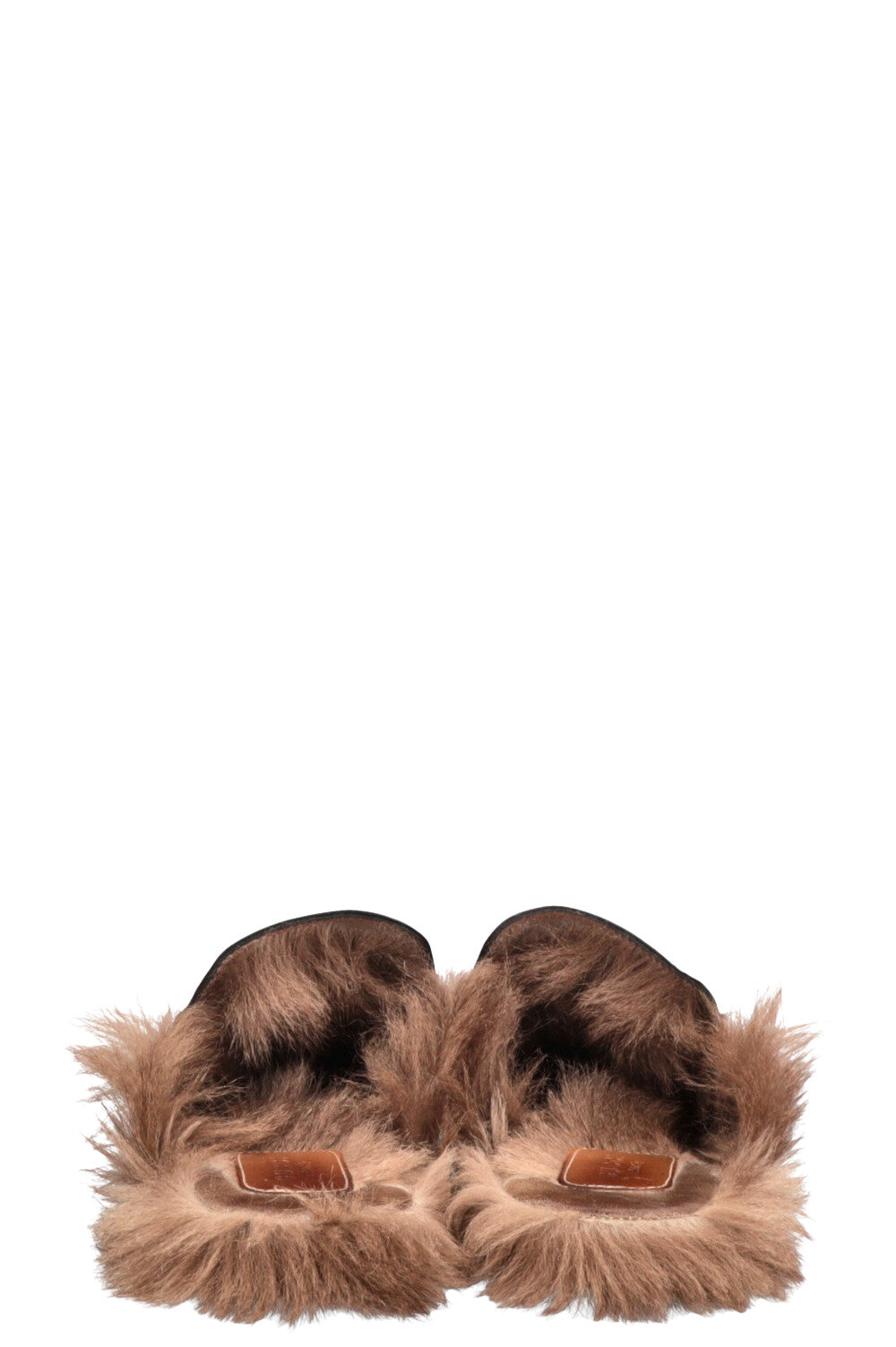 GUCCI Princetown Mules Fur Black