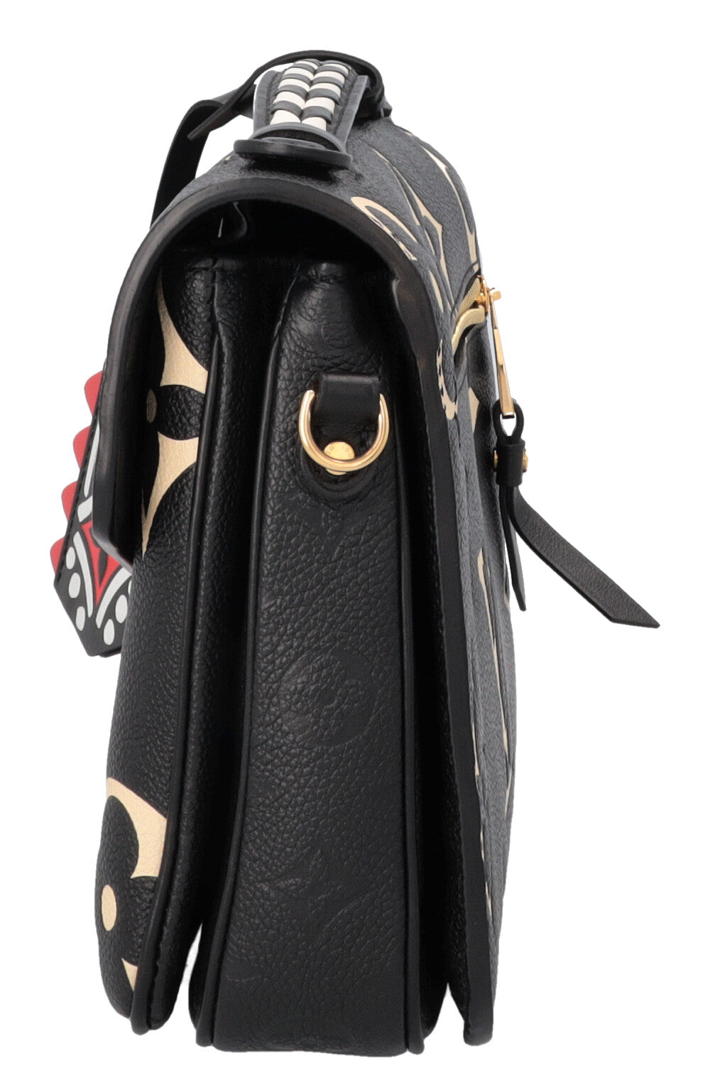LOUIS VUITTON Empreinte MNG Giant Crafty Metis Pochette Bag Black