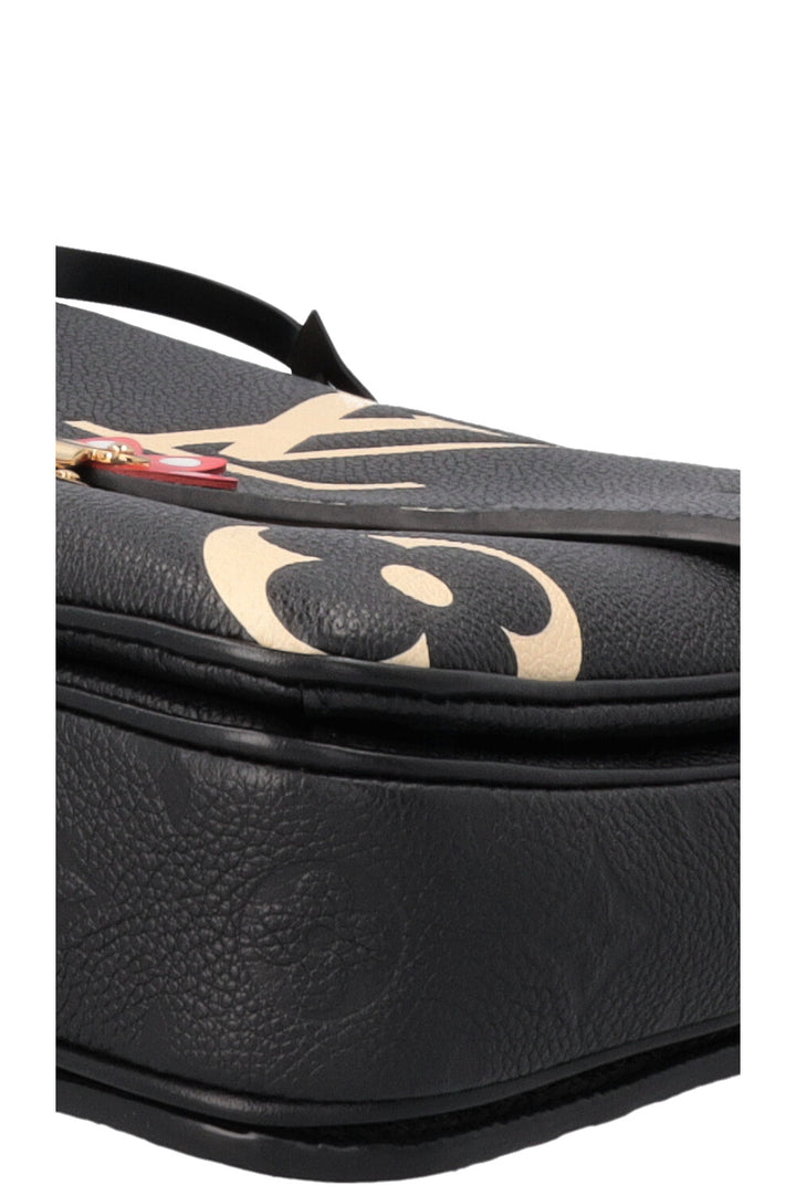 LOUIS VUITTON Empreinte MNG Giant Crafty Metis Pochette Bag Black