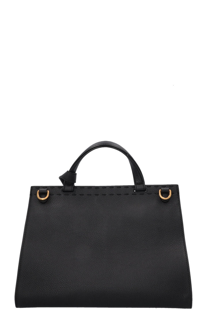 GUCCI Marmont Top Handle Bag Black