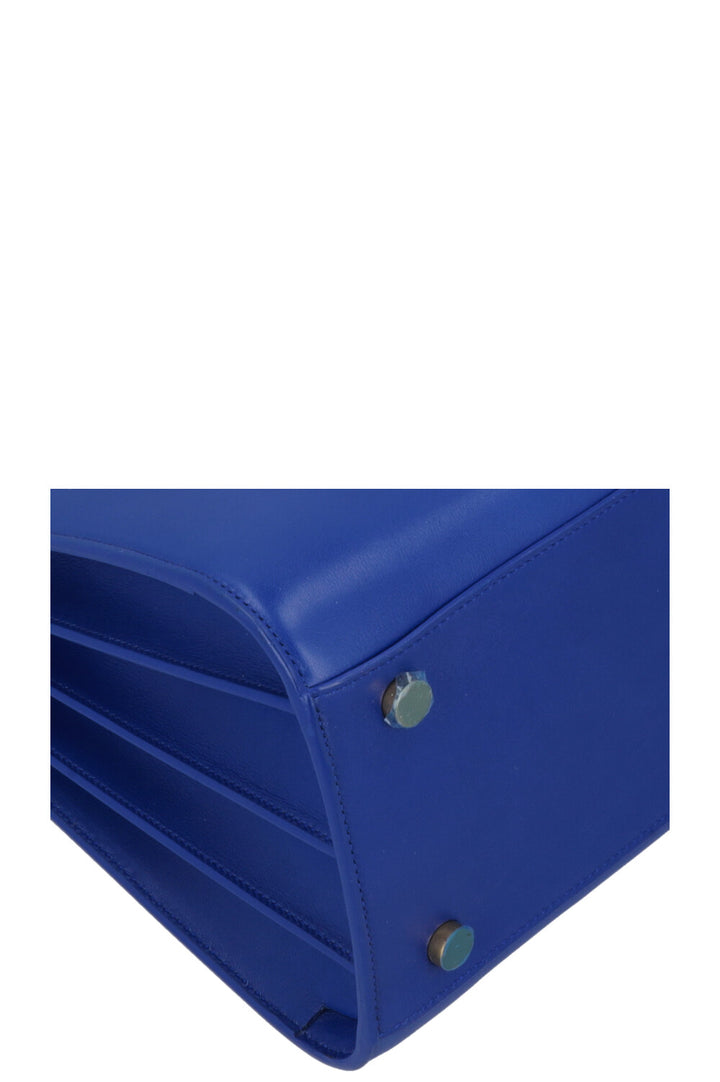 SAINT LAURENT Sac De Jour Small Leather Blue