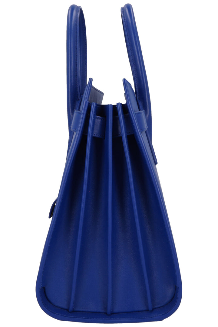 SAINT LAURENT Sac De Jour Small Leather Blue