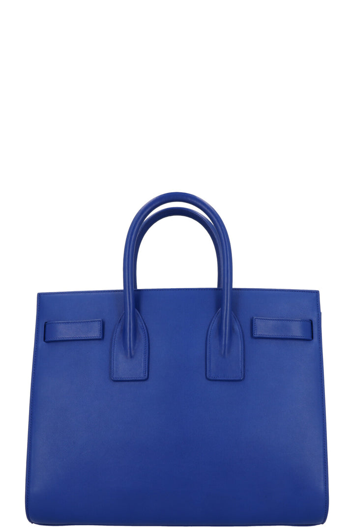 SAINT LAURENT Sac De Jour Small Leather Blue