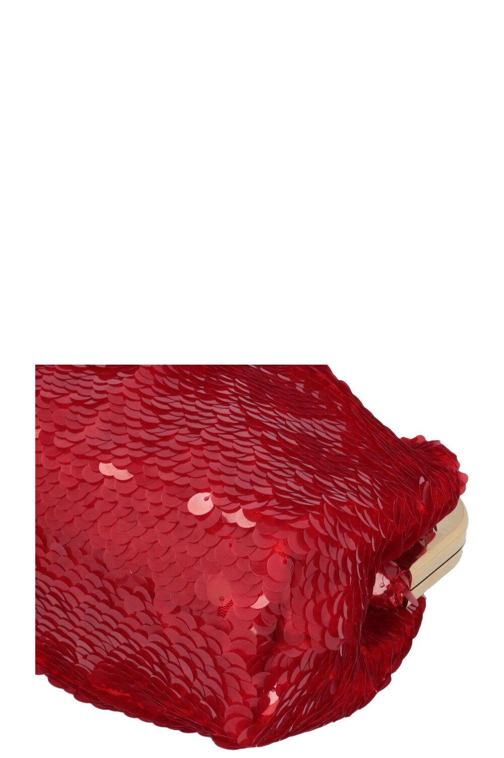 DOLCE&GABBANA Maria Sequin Clutch Red