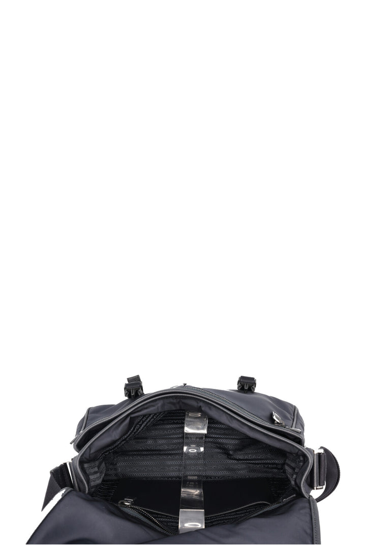 PRADA Nylon Messenger Bag Blue