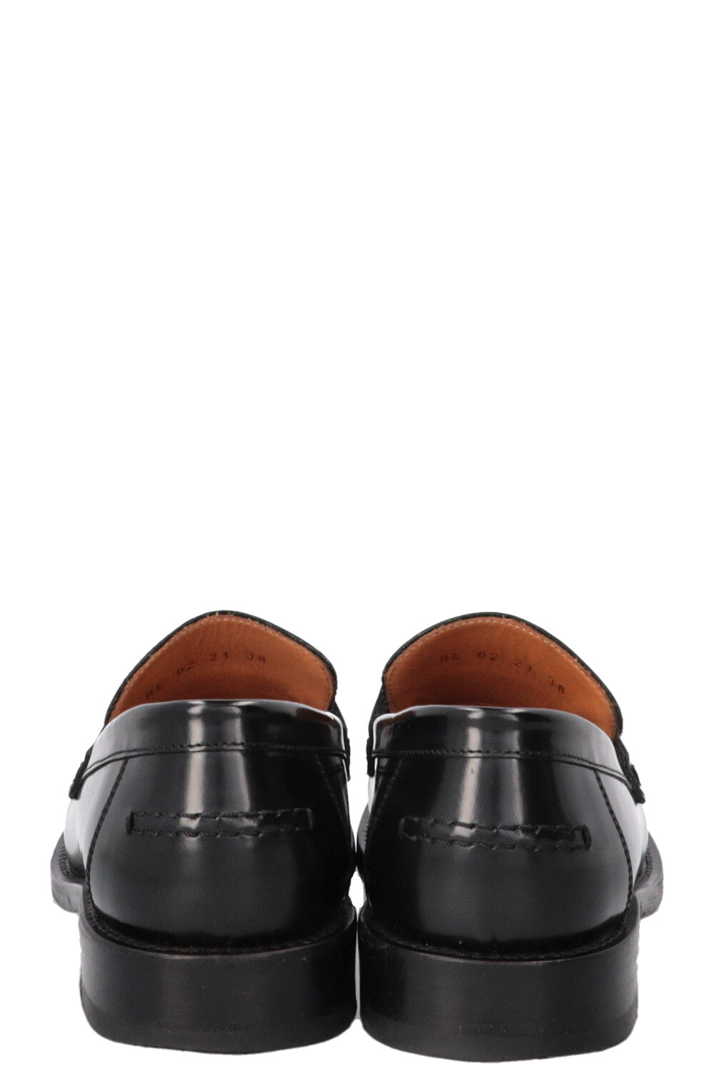 CHRISTIAN DIOR Code Loafers Leather Black