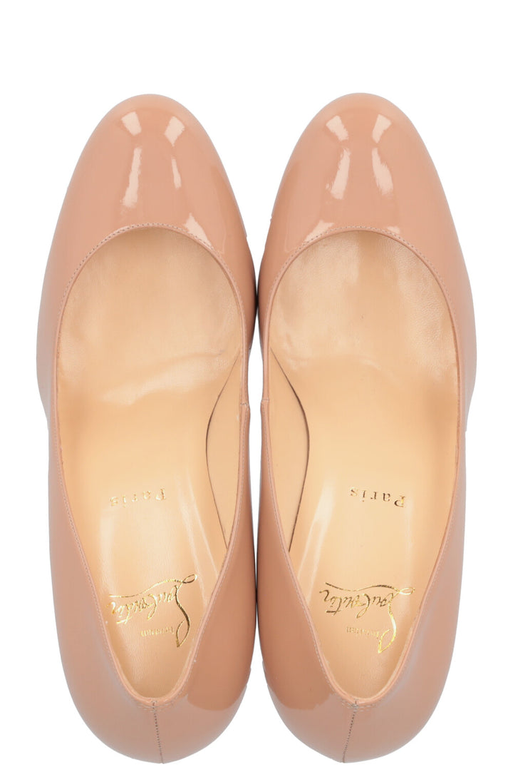 CHRISTIAN LOUBOUTIN The New Simple Pump Heels Patent Nude