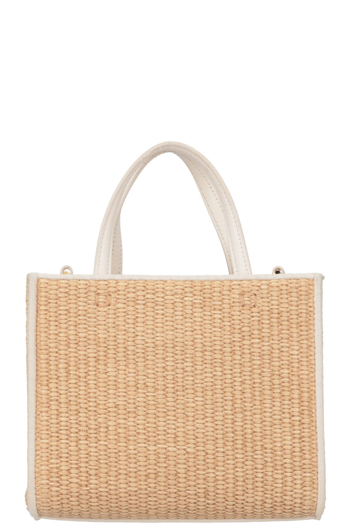 GIVENCHY G-Tote Mini Raffia Tote Bag