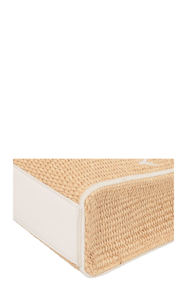 GIVENCHY G-Tote Mini Raffia Tote Bag