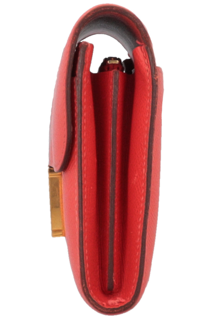 HERMÈS Constance Wallet Epsom Rose Texas