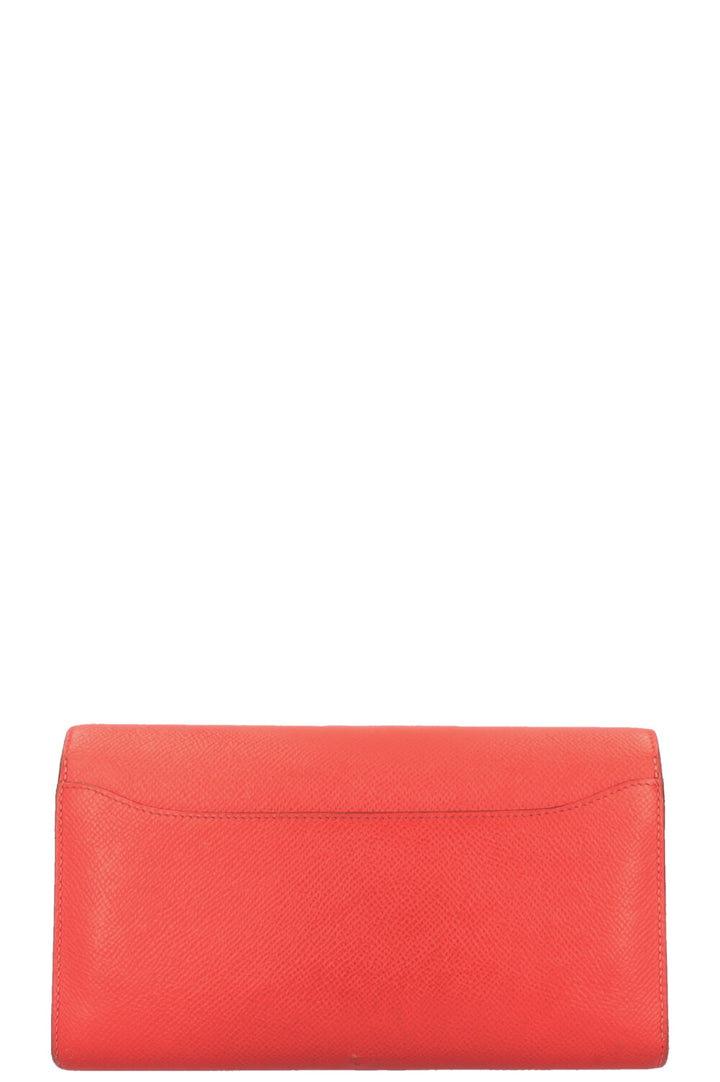 HERMÈS Constance Wallet Epsom Rose Texas