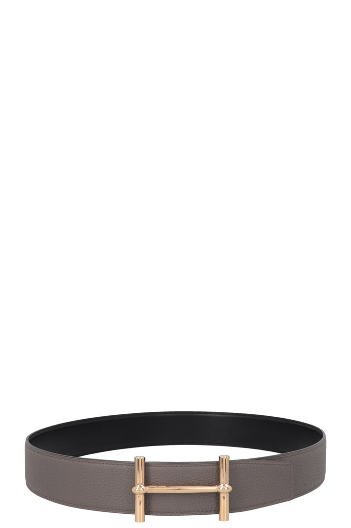 HERMÈS H d'Ancre Belt Grey Black
