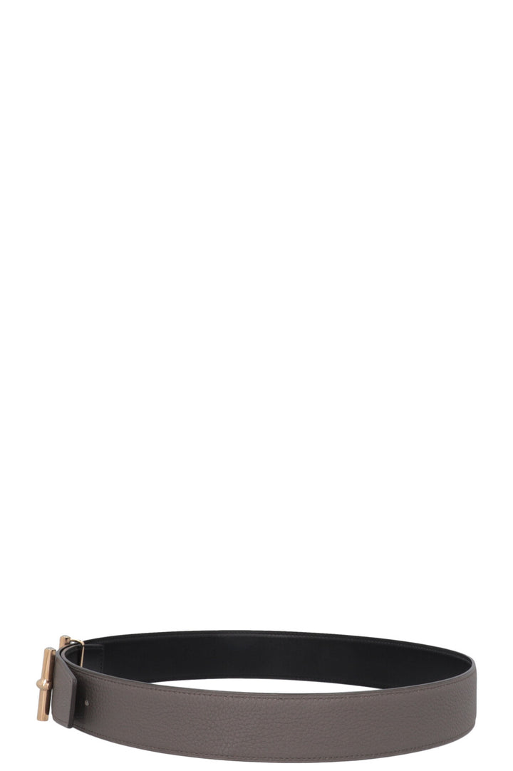 HERMÈS H d'Ancre Belt Grey Black