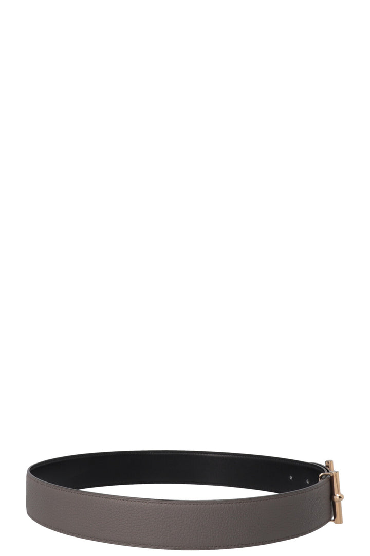 HERMÈS H d'Ancre Belt Grey Black