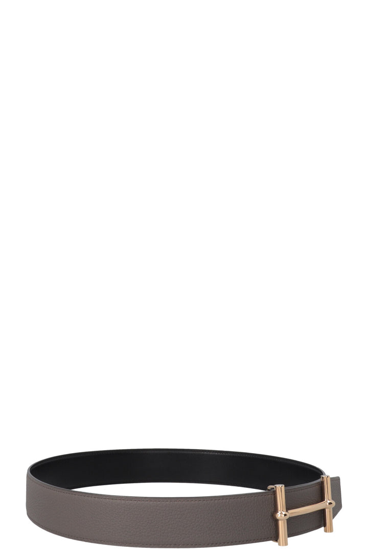 HERMÈS H d'Ancre Belt Grey Black