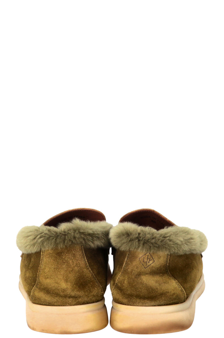 LORO PIANA Summer Walk Suede Fur Green
