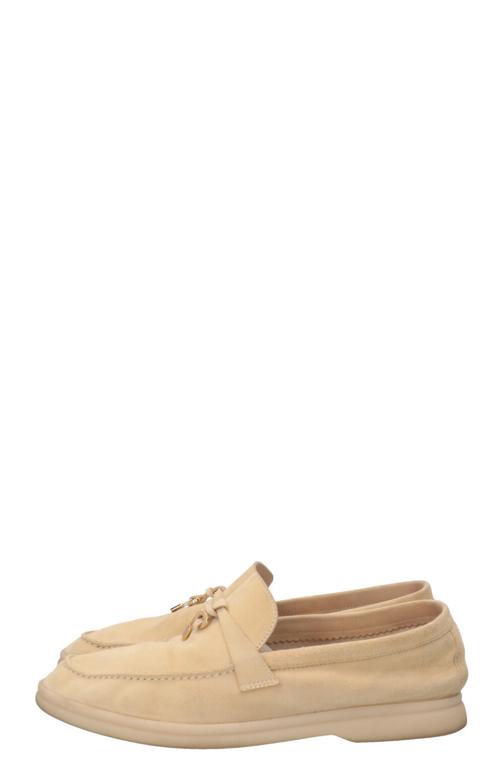 LORO PIANA Summer Charms Walk Daim beige clair