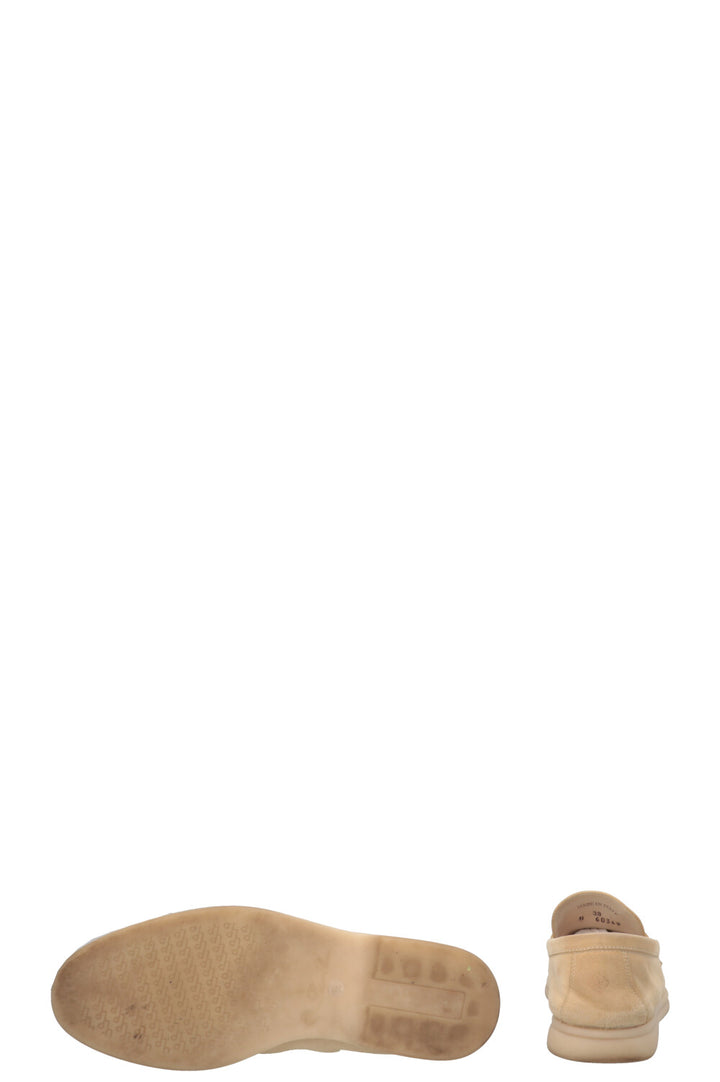 LORO PIANA Summer Charms Walk Daim beige clair
