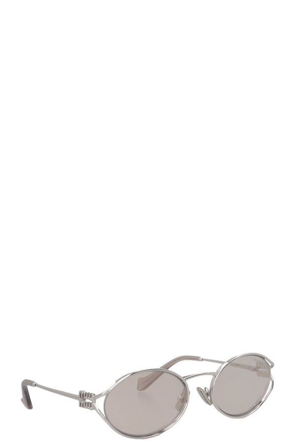 MIUMIU SMU52 Y Lunettes de soleil Argent