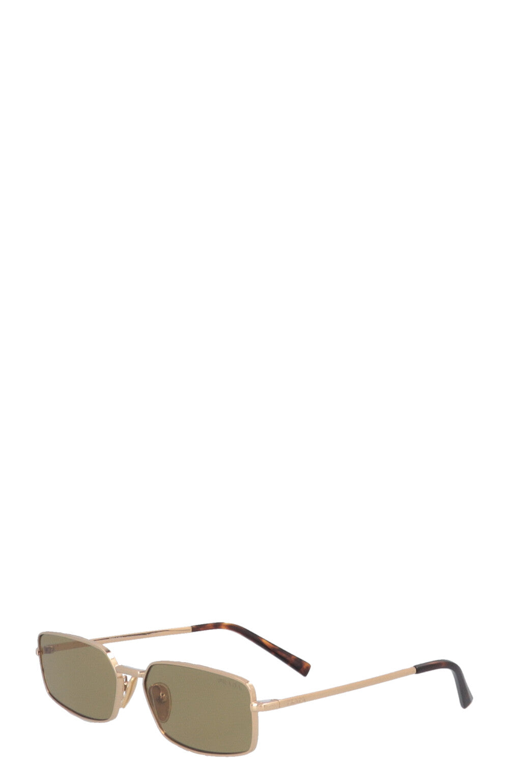 PRADA SPR A60 Lunettes de soleil dorées