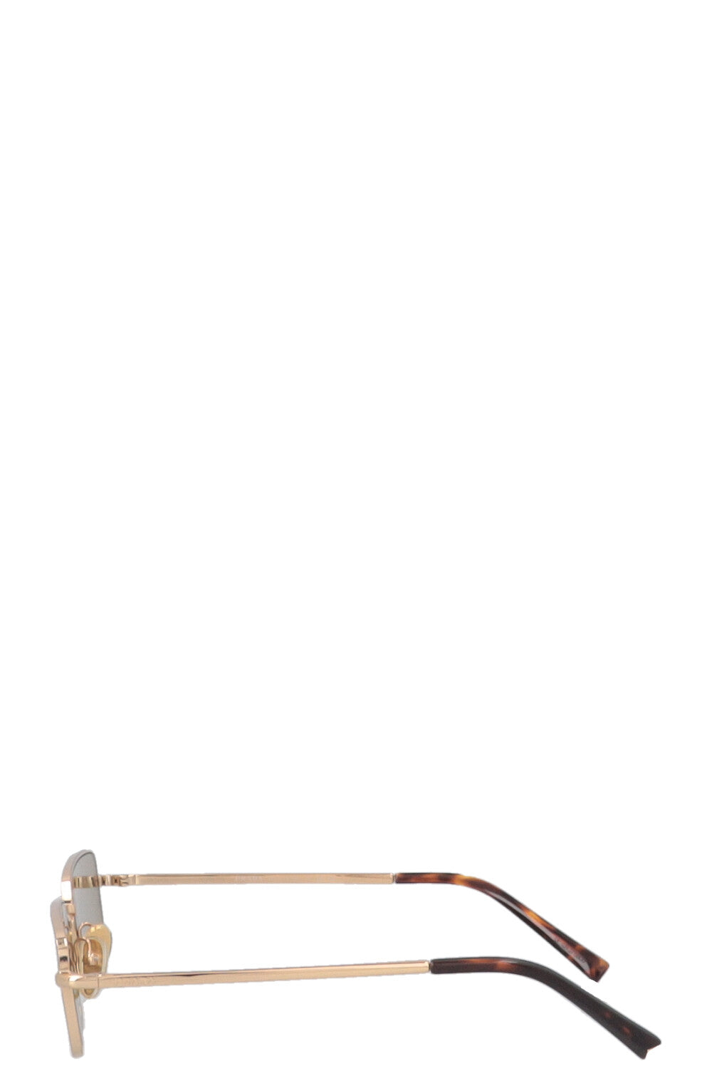 PRADA SPR A60 Lunettes de soleil dorées