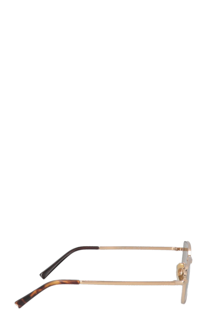 PRADA SPR A60 Lunettes de soleil dorées