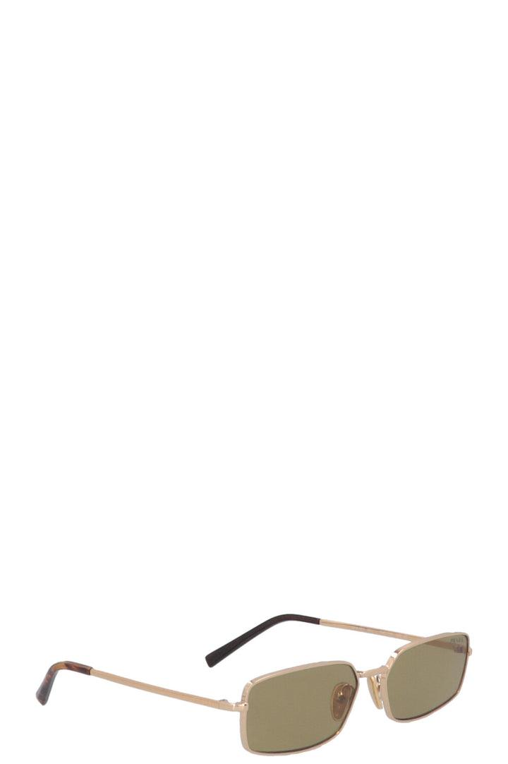 PRADA SPR A60 Lunettes de soleil dorées