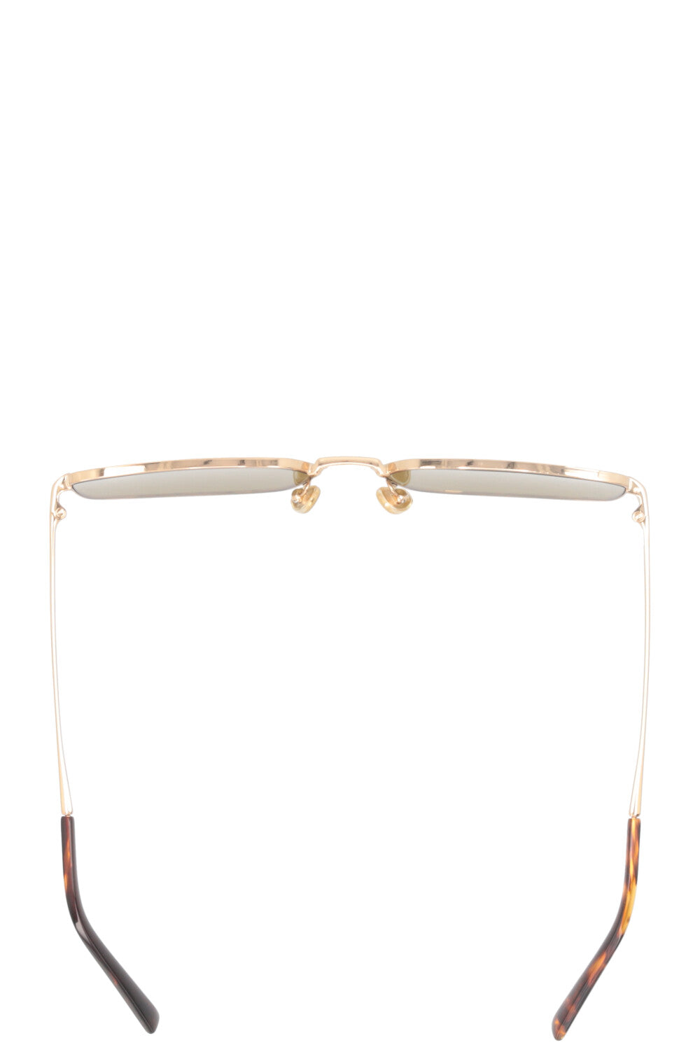 PRADA SPR A60 Lunettes de soleil dorées