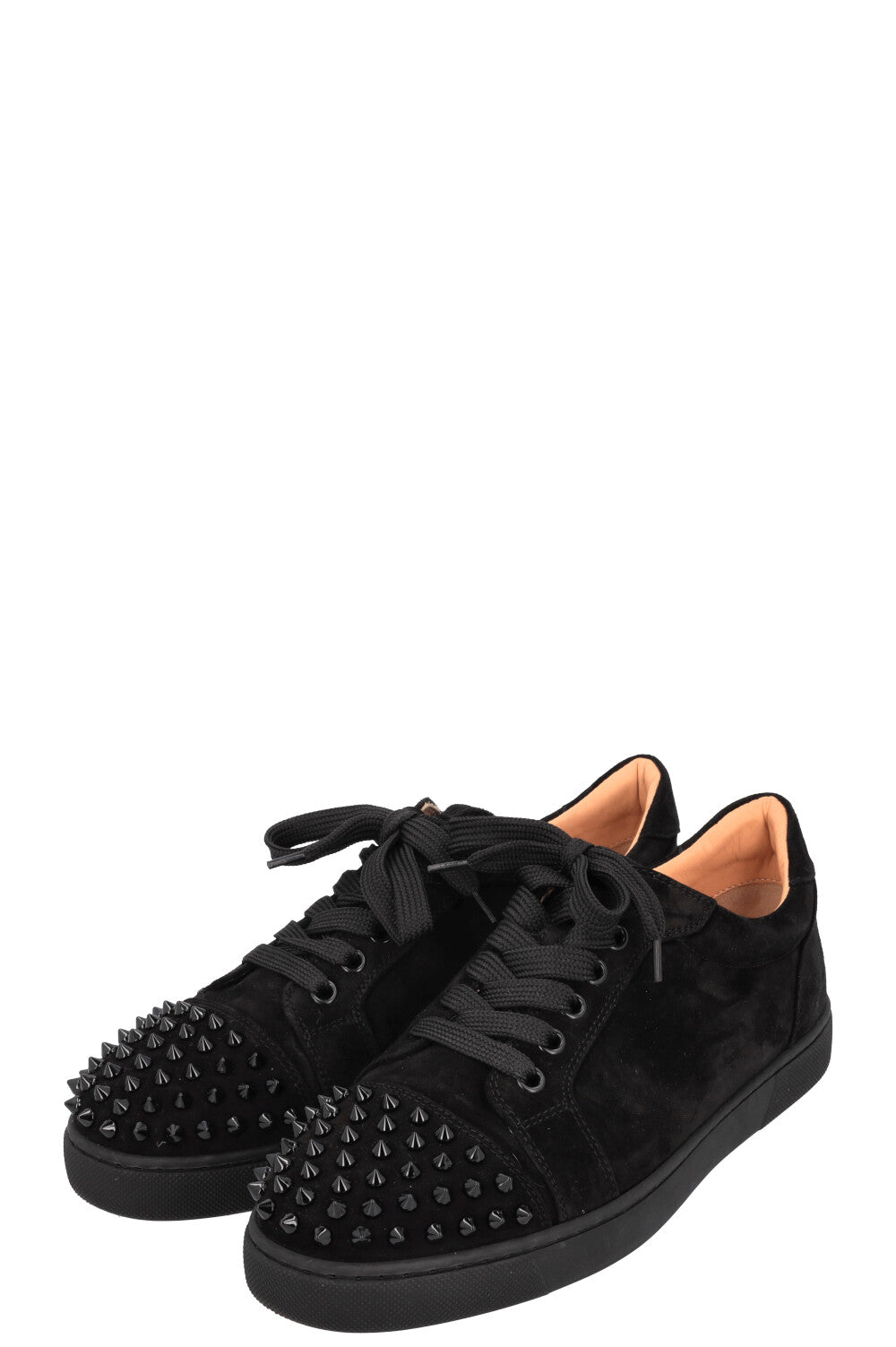 CHRISTIAN LOUBOUTIN Vieira Sneakers Spikes Suede Black