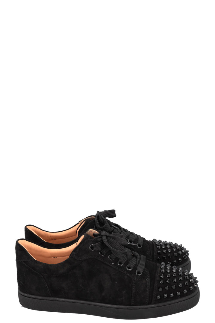 CHRISTIAN LOUBOUTIN Vieira Sneakers Spikes Suede Black