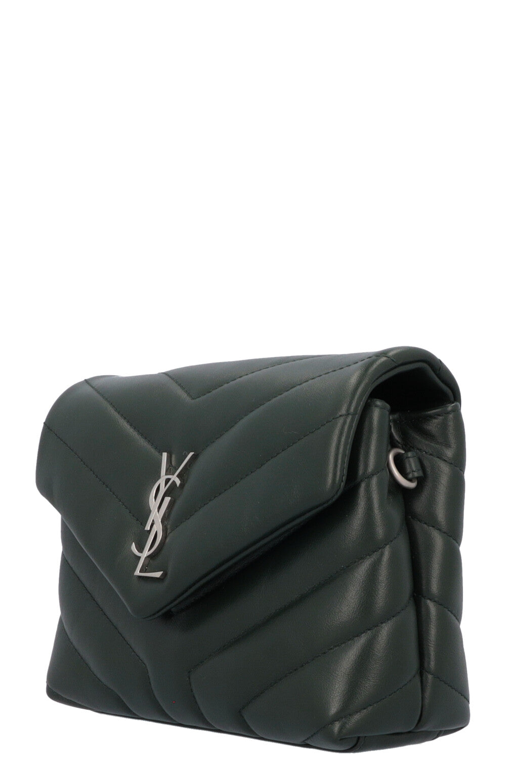 SAINT LAURENT Loulou Toy Leather Green