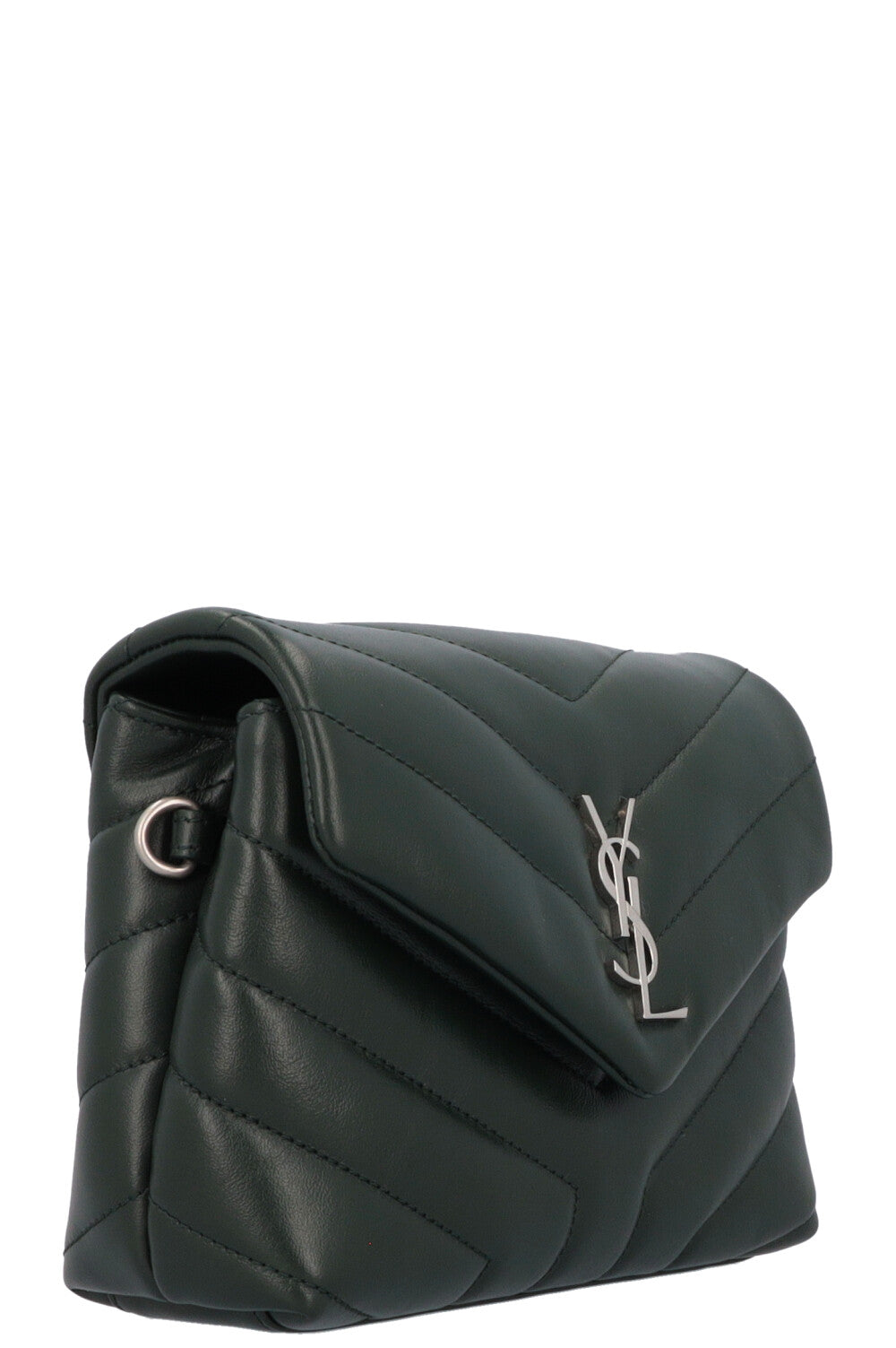 SAINT LAURENT Loulou Toy Leather Green