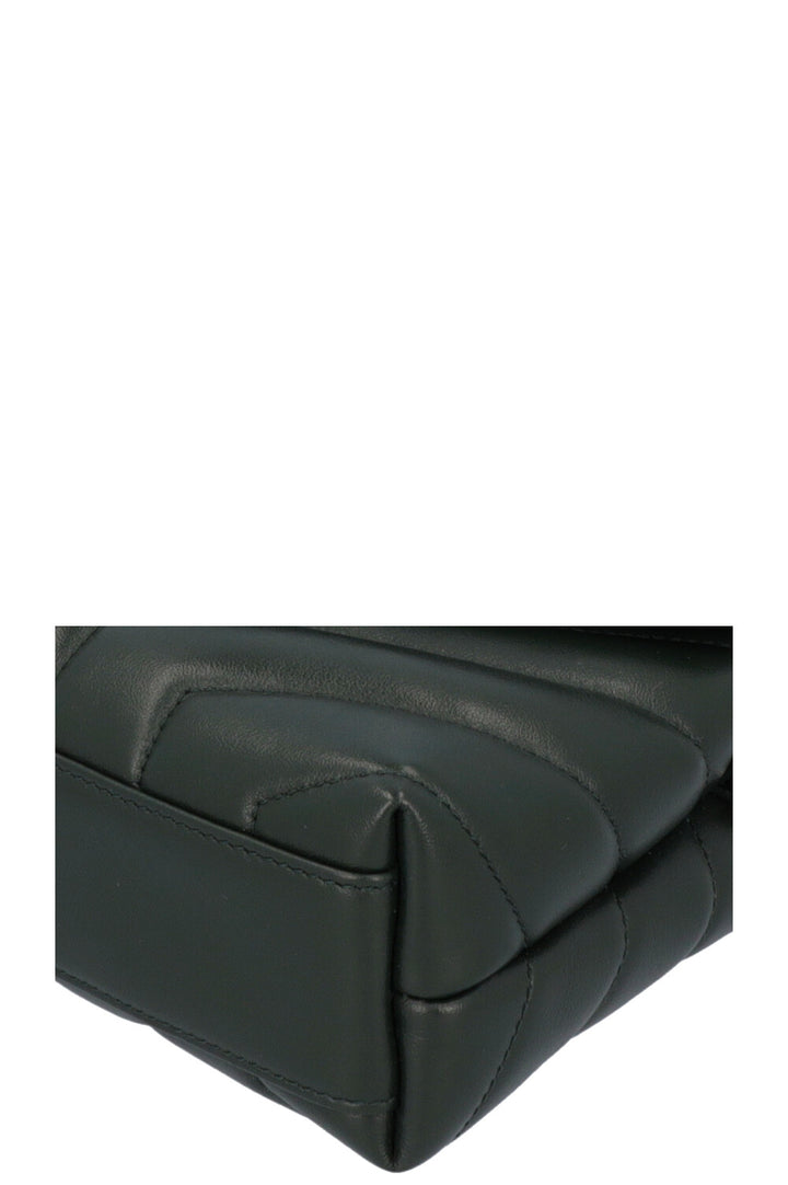 SAINT LAURENT Loulou Toy Leather Green