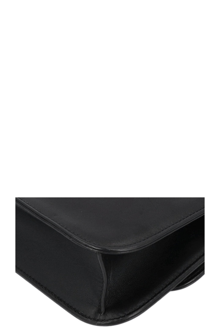 VALENTINO Glam Lock Bag Leather All Black
