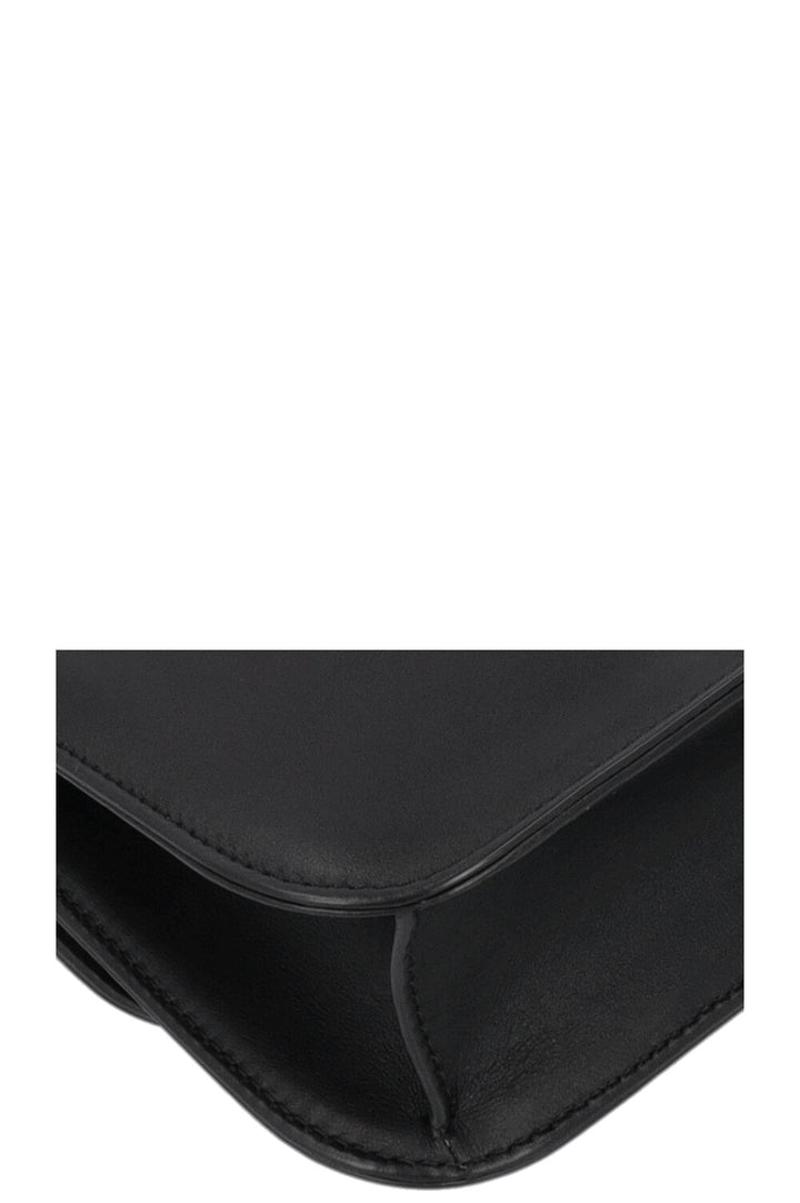 VALENTINO Glam Lock Bag Leather All Black