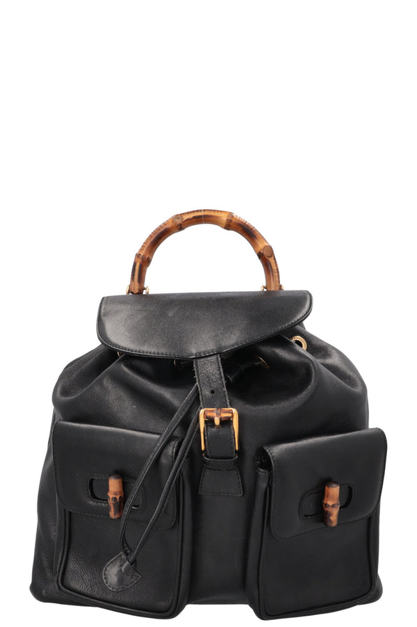 GUCCI Bamboo Backpack Black