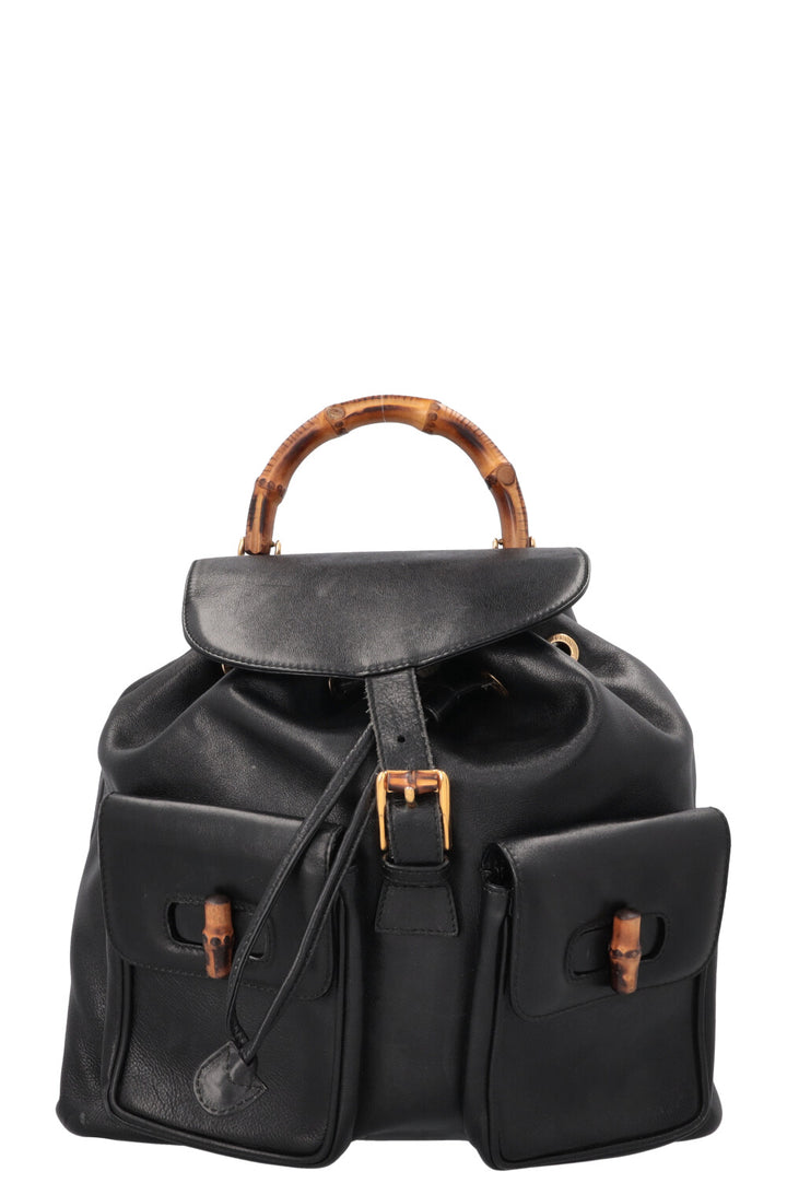 GUCCI Bamboo Backpack Black