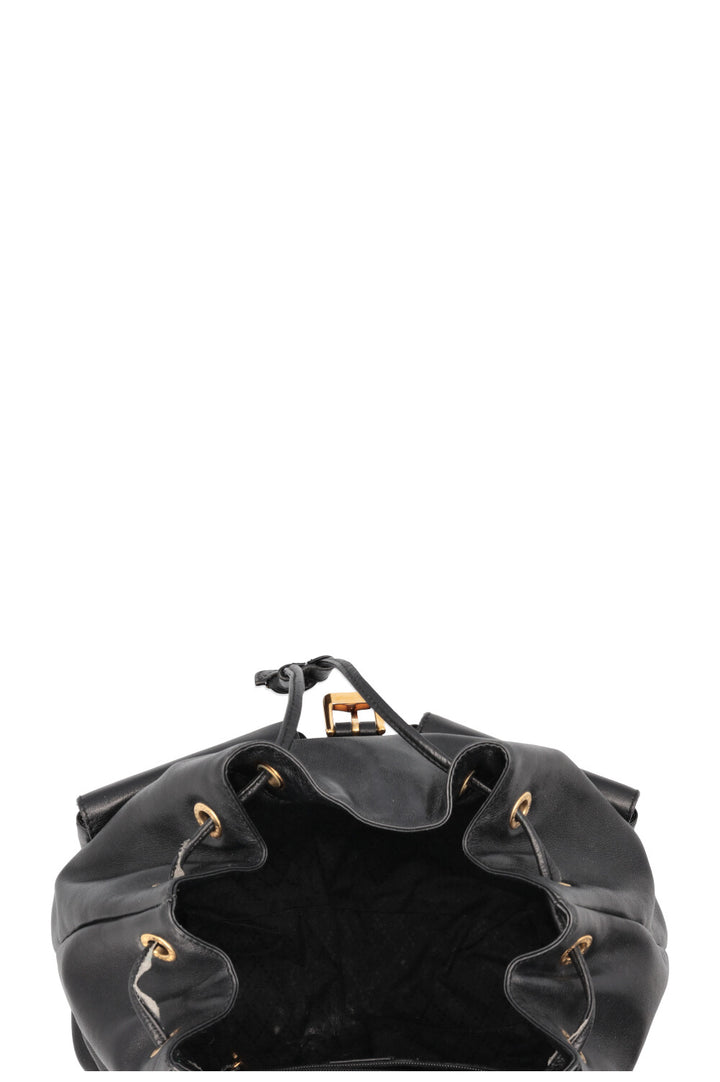 GUCCI Bamboo Backpack Black
