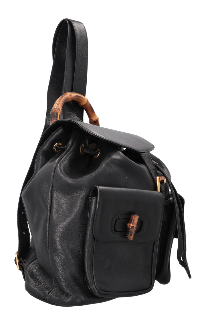 GUCCI Bamboo Backpack Black
