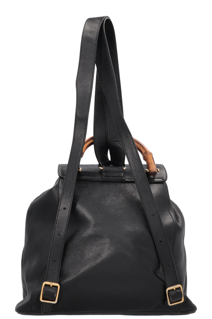 GUCCI Bamboo Backpack Black