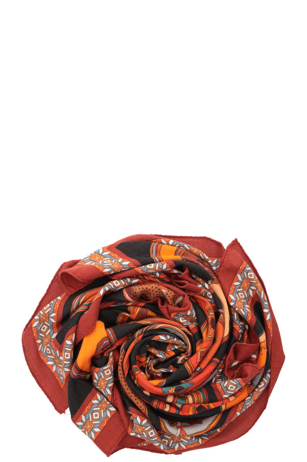 HERMÈS Belle Du Mexique 140 Foulard Cachemire
