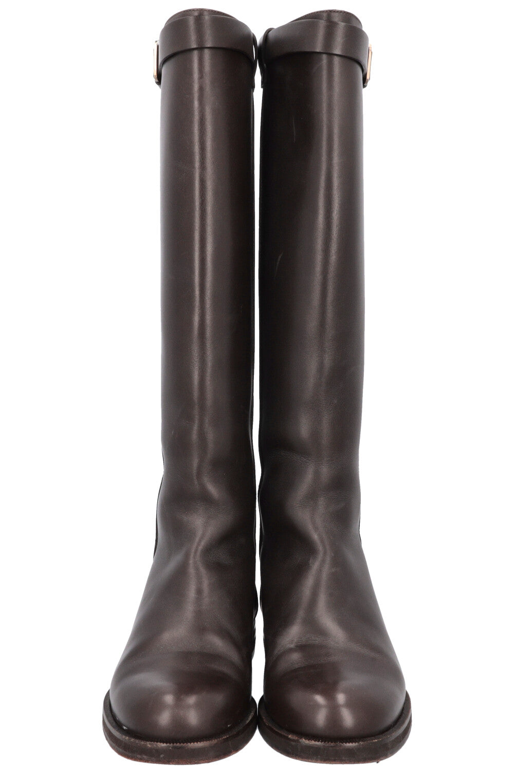 LORO PIANA Buckled High Boots Brown